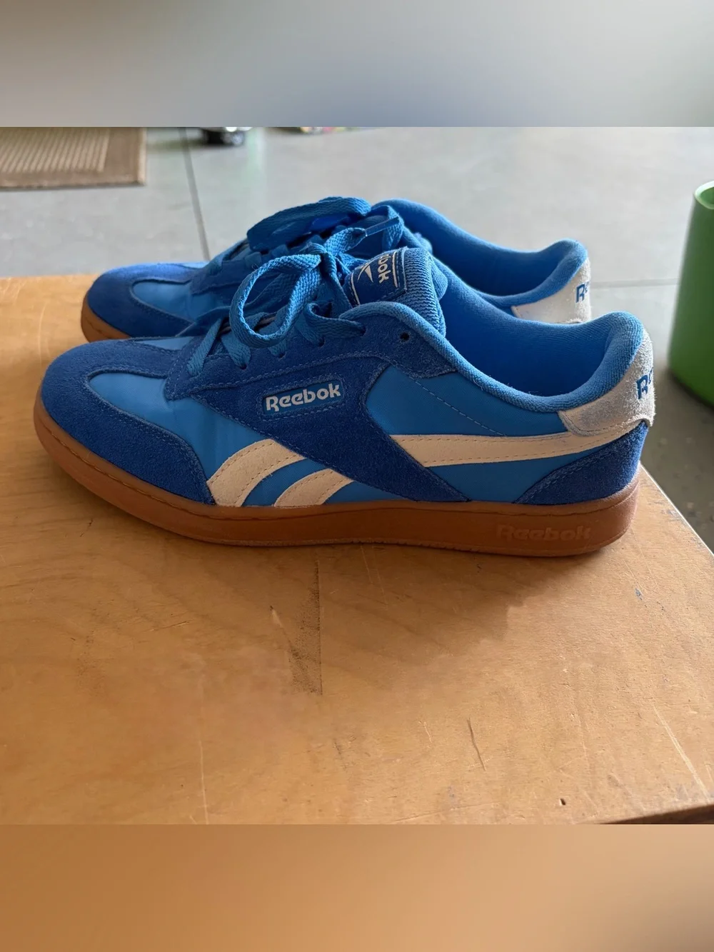 Reebok Blue & White Casual Sneakers
